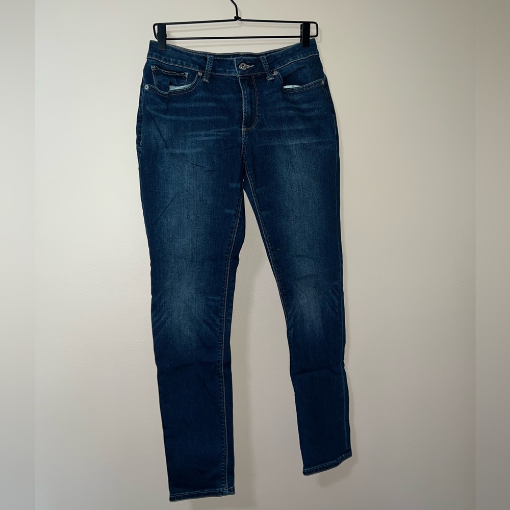 Lucky Brand Sasha Super Skinny Jeans Size 10/30 Dark Blue Washed